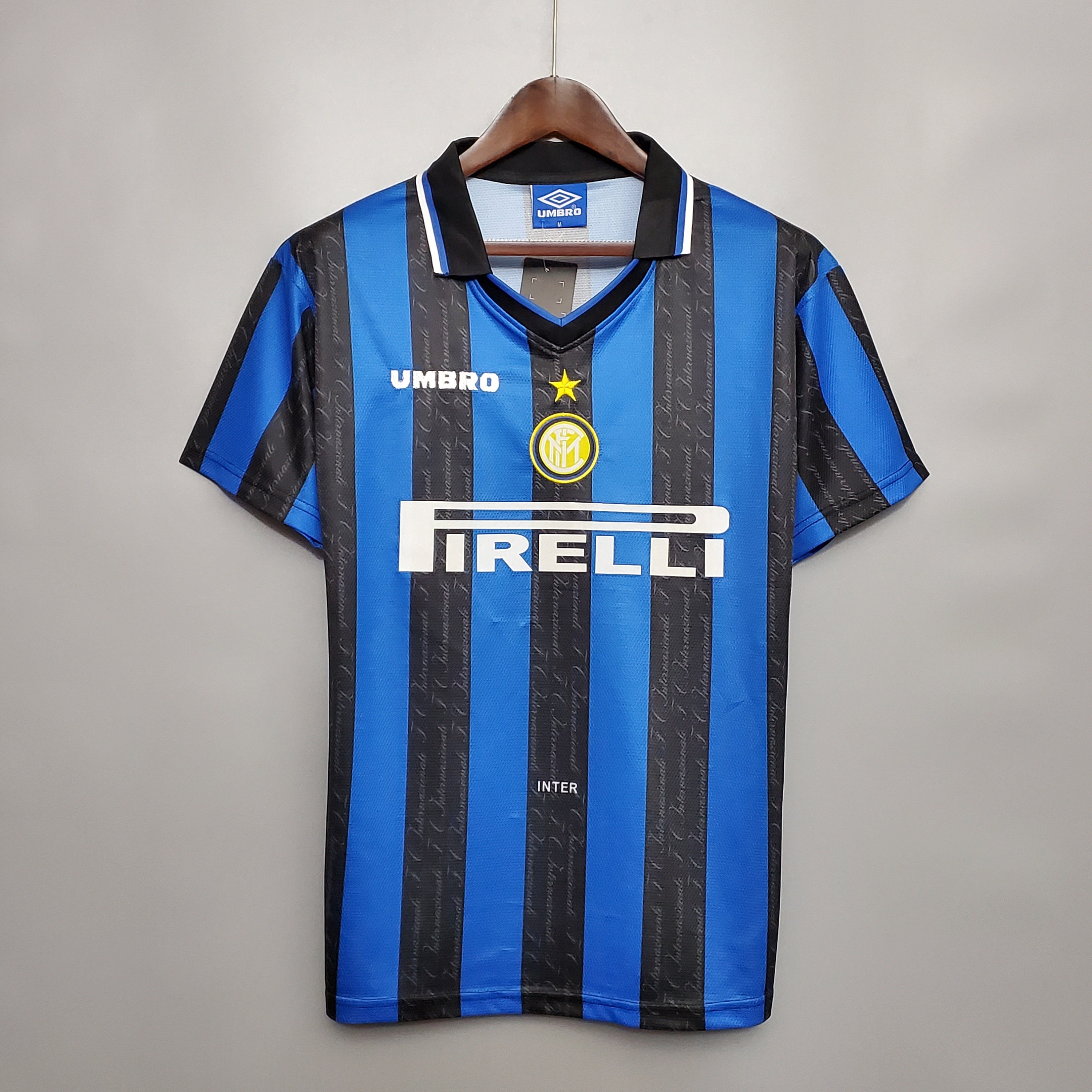 Verplaatsbaar regenval Mogelijk Retro Inter Milan 97-98 Football Soccer Jersey Shirt - Etsy
