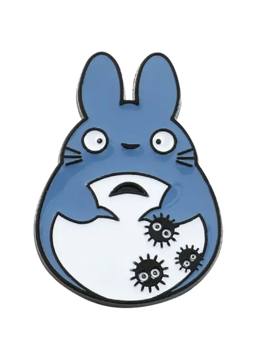 Bonito verde totoro esmalte broche japonês hayao miyazaki cartoon