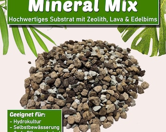 Mineralisches Substrat für Selbstbewässerung und Hydrokultur | verschiedene größen, 2-11mm & 8-16mm Körnung im gleichen Verhältnis