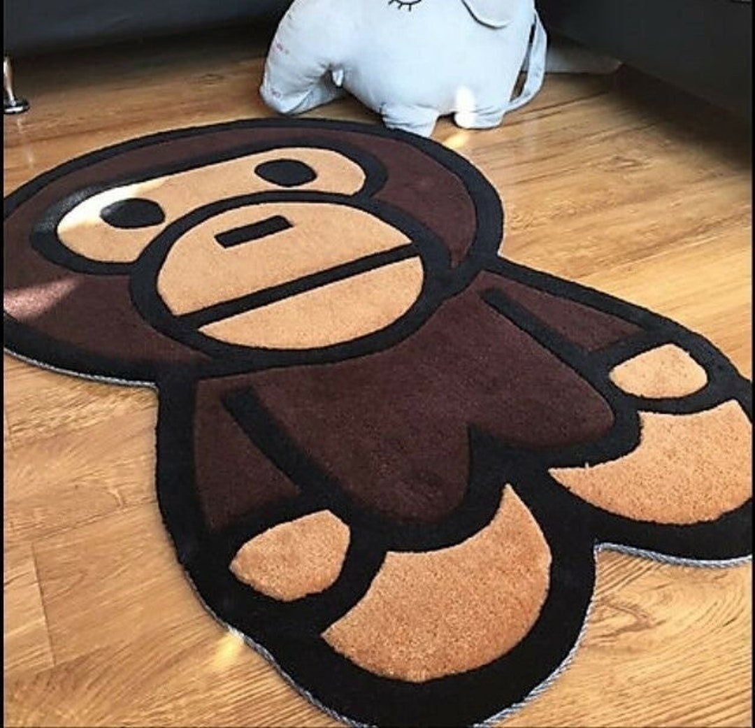 Tufted Baby Milo Rug BAPE Rug Custom Rug Handmade Rug Etsy