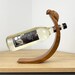 Wine Bottle Holder Novelty for Table Turtle Wooden Rack Free Standing ...