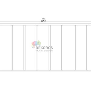 Pedido personalizado: kit de moldura de media pared, precortado de 4 cm/ 1,5&#39;&#39;, molduras de revestimiento de pared, pelar y pegar, panel de media pared, personalizable