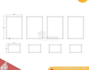Kundenspezifischer Auftrag - Wandleistenset, 3 cm Brett- und Lattenwandset Vorgeschnittene 3 cm lange moderne Leistenvertäfelung - Beständige halbe Wandplatte
