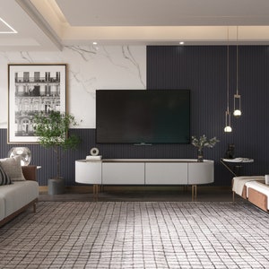 Black Wall Cladding, Decorative Modern Wall Wainscoting, Slat Wall Panels , Wall Covering, Water, Damage Resistant, Practical Installation