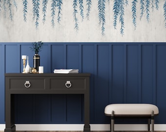 Half Wall Molding Kit, Pre-Cut 4 cm/ 1.5'', Mouldings Wall Trim Wainscoting, Peel and Stick, Half Wall Panel, Customisable Wall Accents