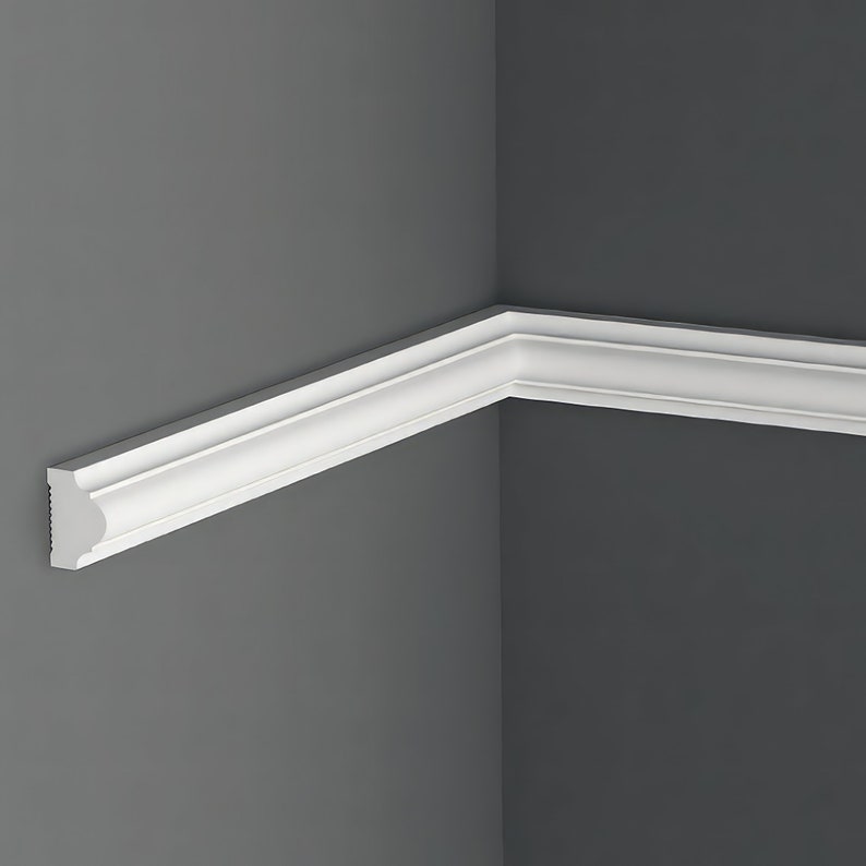 Wall Molding Package, Each Moulding Paintable and Durable White Wall Panels for Home Decor