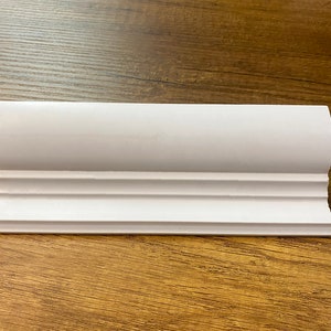 Crown Moulding with Led Duct, Each Pieces  White Lowes Crown Moulding, Cornice Molding (Light not Included)