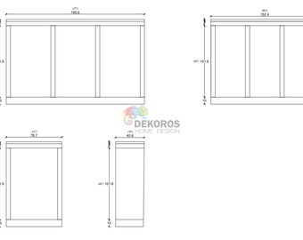 Custom Order - Wall Molding Kit, Pre-Cut Wainscoting Kit - Peel and Stick Moulding, Resistant Half Wall Panel - Paintable Hallway Wall Trim