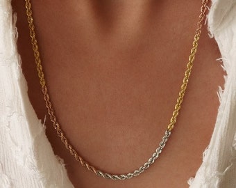 Turkish Rope Gold Necklace - Etsy