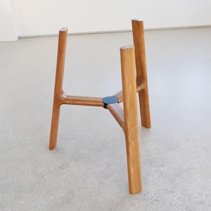Pedestal Leg for Dining Table, Round Glass or Wood Kitchen Tables Base Solid Wood Legs image 10