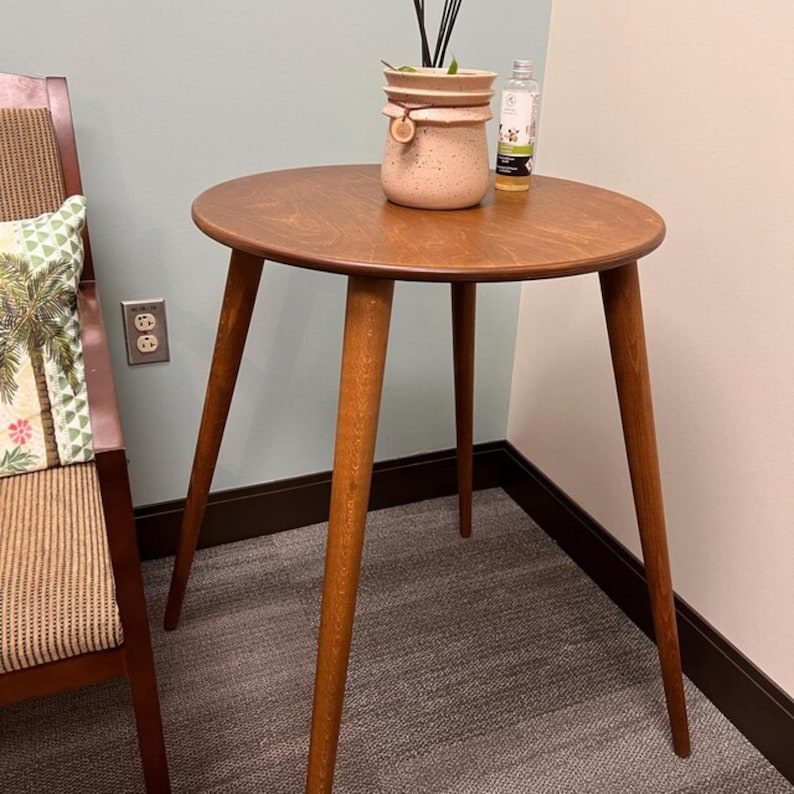 Here is Narrow Round Dining Room Table, perfect for maximizing space in your kitchen while adding a touch of natural beauty. Rustic style enhance your kitchen with our Small 2 Person Dining Table Walnut Wood