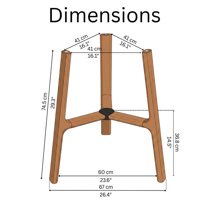 Pedestal Leg for Dining Table, Round Glass or Wood Kitchen Tables Base Solid Wood Legs image 6