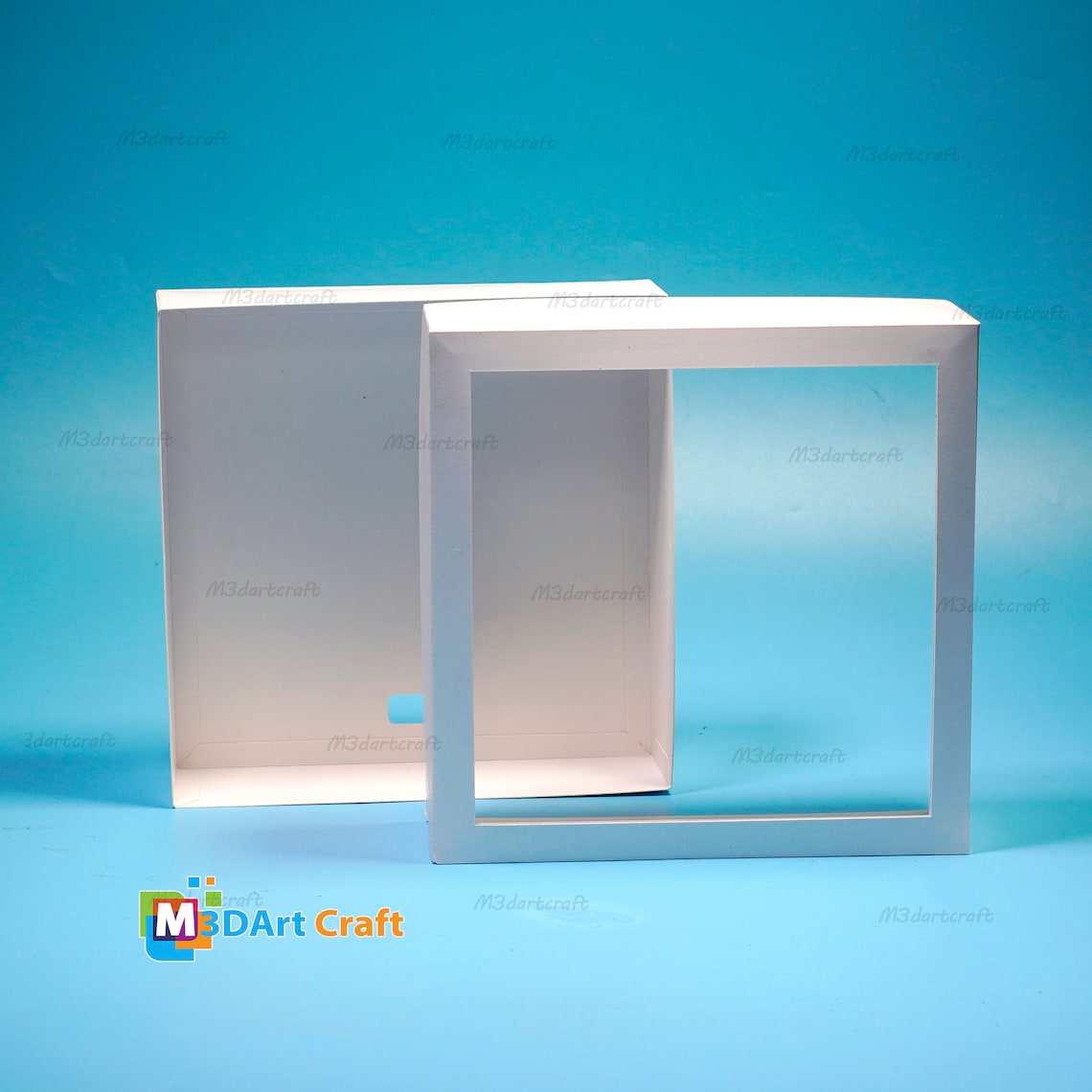 Square Shadow Box Frame SVG pour Cricut Projects et Spacer Etsy France