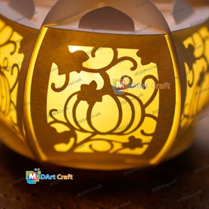 Small Pumpkin Lantern SVG for Cricut Joy Projects - Pumpkin Halloween ...