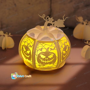 Pumpkin Lanterns SVG for Cricut Projects Diy Halloween Jack O Lantern ...