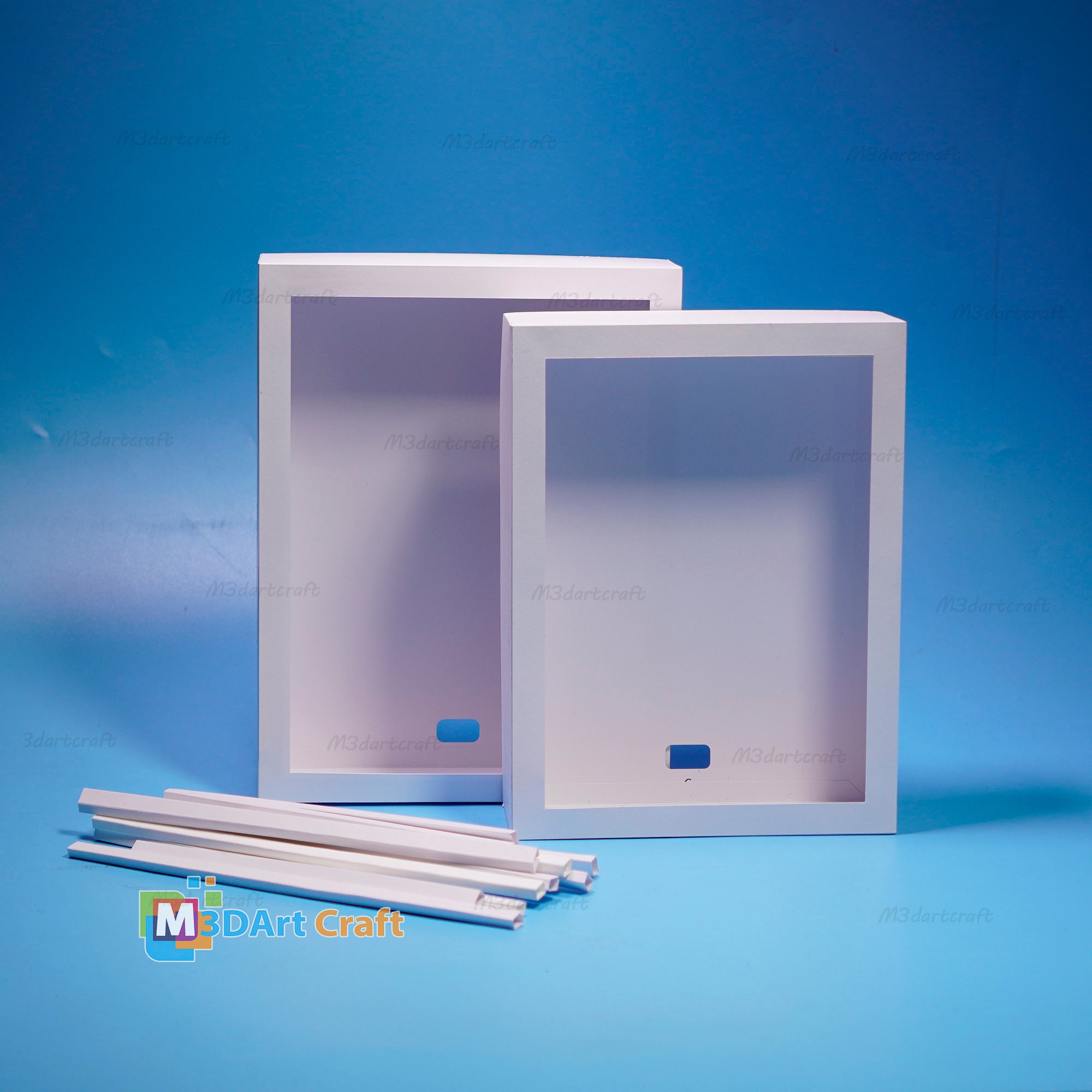 Rectangle Shadow Box Frame SVG for Cricut Projects and Spacer Etsy