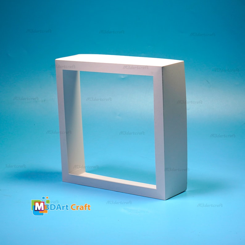 Square Shadow Box Frame SVG for Cricut Projects and Spacer Etsy Canada