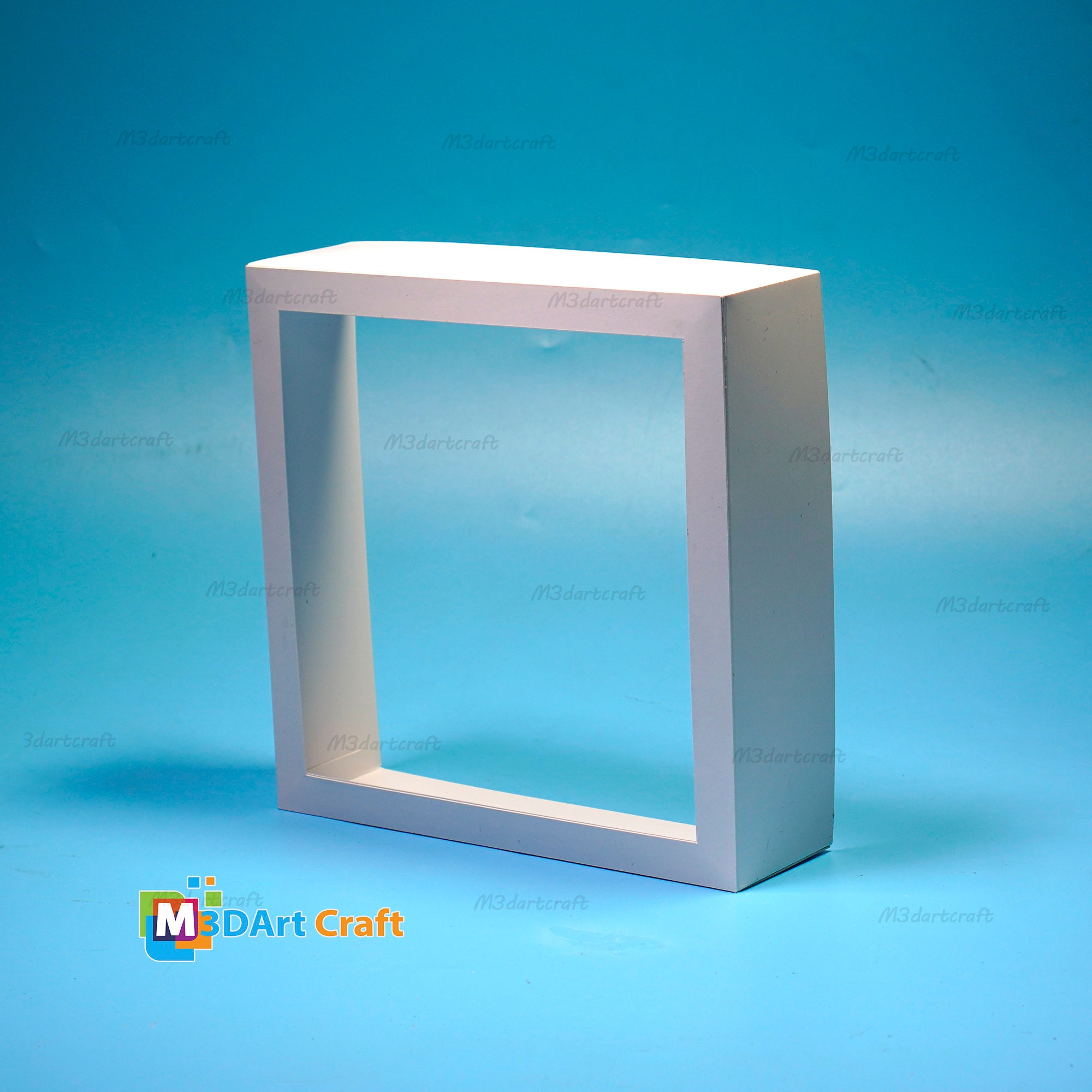 Square Shadow Box Frame SVG for Cricut Projects and Spacer Etsy UK