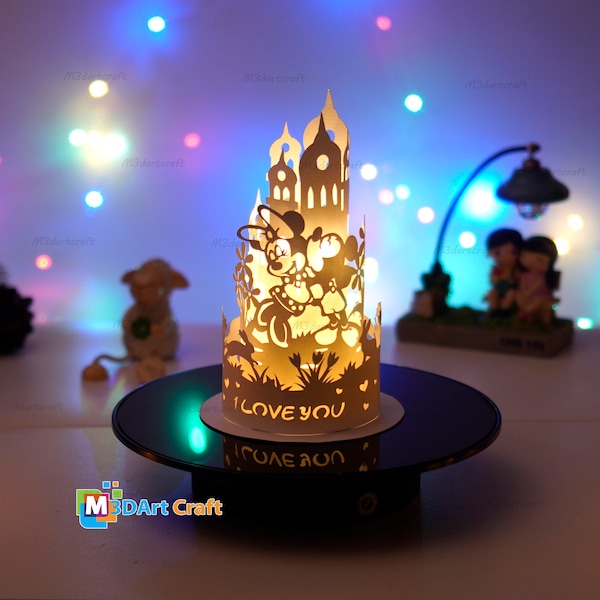 Mickey Love Lanterns SVG, Silhouette Studio, ScanNcut Templates, Mickey Paper Cut Lamp, DIY Birthday Decorations, DIY Mickey Shadowbox Mickey Love Lanterns SVG, Silhouette Studio, ScanNcut Templates, Mickey Paper Cut Lamp, DIY Birthday Decorations, DIY Mickey Shadowbox