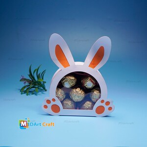 Bunny Easter Candy Box SVG for Cricut Projects, Scanncut, Cameo4 Easter