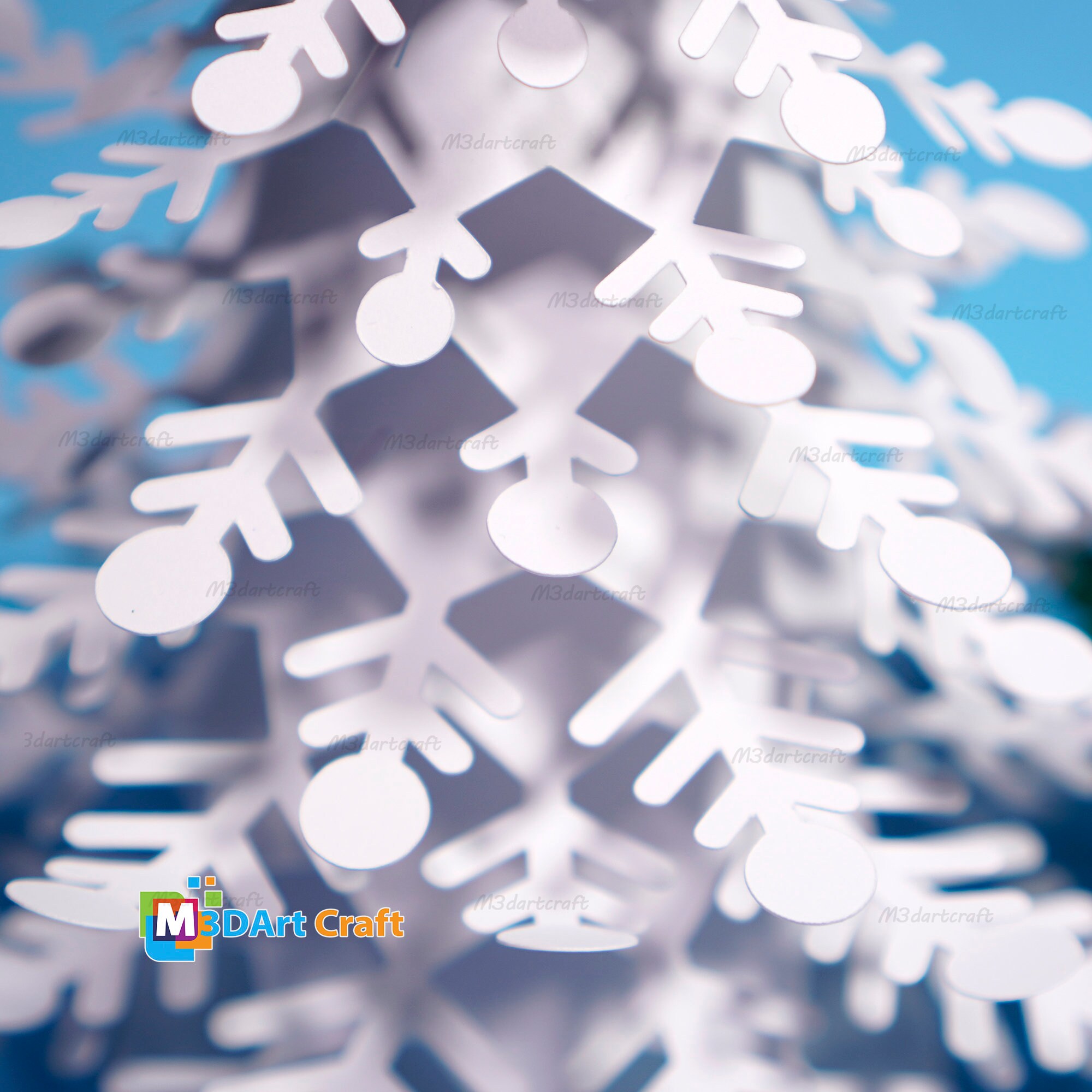 DIY 3D Christmas Tree SVG, Silhouette Studio, Pdf Templates Creating ...