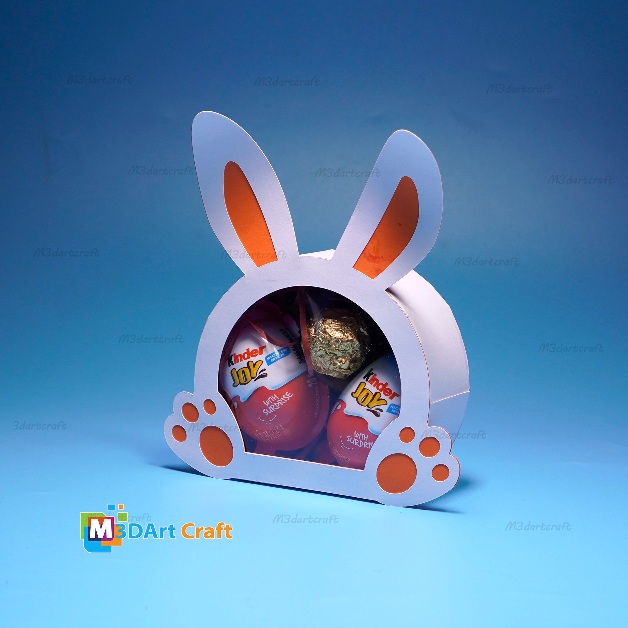 Bunny Easter Candy Box SVG for Cricut Projects Scanncut - Etsy Australia