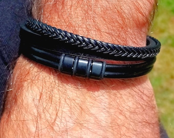 Personalized bracelet, customizable engraving. Engraving of children's names, dad bracelet, Father's Day, nohogi 2022