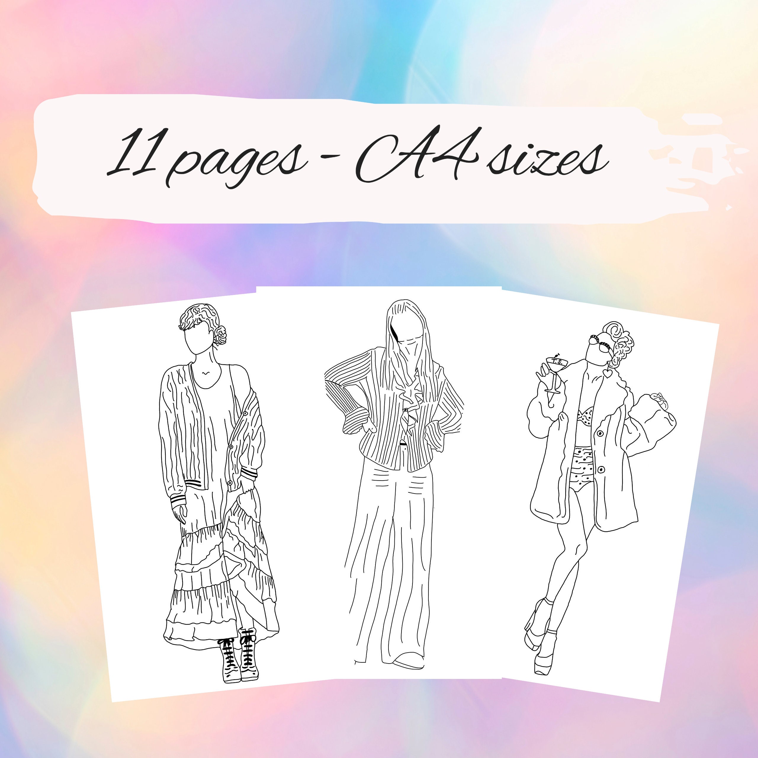 Taylor Swift Eras Coloring Pages - Etsy