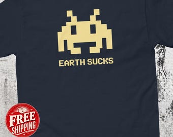 Video Game Shirt, Gift For Gamers, Arcade Games, 80s Sci Fi Gifts