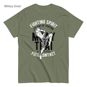 Muay Thai Fighter T-Shirt: Fighting Spirit Martial Arts Tee