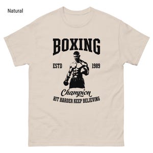 Motivational Boxing Tshirt For Boxing Enthusiast Shirt For Fighters And Gym Lovers Gift Idea