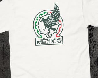 Camiseta da Seleção Mexicana de Futebol, Presente para Fãs de Futebol, Roupa Urbana para a Copa do Mundo