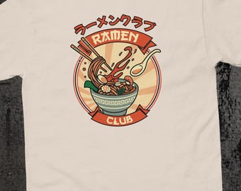 Vintage Style Ramen Shirt, Gifts for Foodies, Japanese Streetstyle, Food Lover Gift