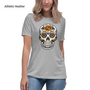 Sugar Skull T-Shirt: Dia de los Muertos Calavera Print