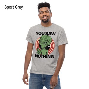 Alien Shirt, Funny Alien Shirt, Retro Sci-Fi Shirt,  Gift For Sci-Fi Lovers