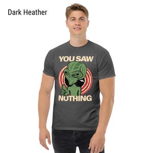 Funny ALien Retro Shirt With Sci-Fi Print T shirt With Humorous Alien