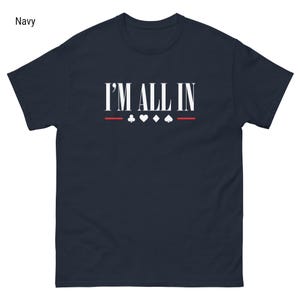 Camiseta de póquer para tiburones de cartas, idea de regalo para amantes del póquer, camiseta para jugadores