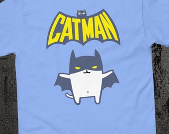 Funny Cat T Shirt, Cat Owner Gift, Superhero Shirt, Comic Book Fan Gift