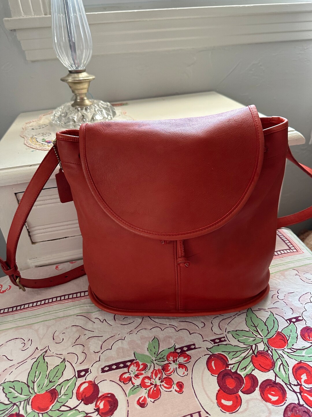 80'S Coach COACH OLD COACH Old Coach Turnlock Shoulder Bag Made in USA Vintage /gaa002120