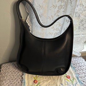 バッグ OLD VINTAGE COACH ERGO NAVY HAND BAG Vintage Coach Ergo Zip Hobo Shoulder Bag Navy Blue / Coach