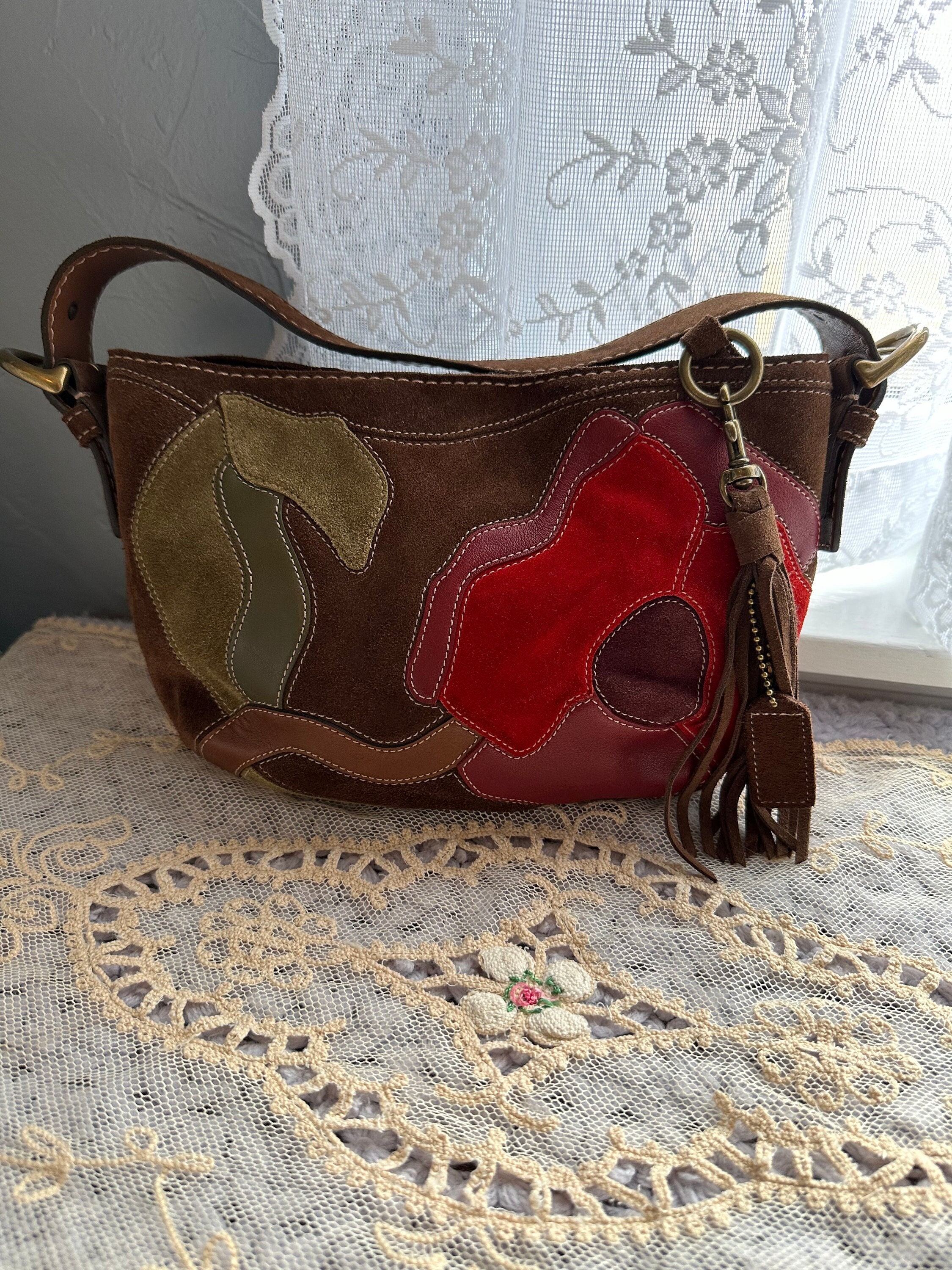 Coach Graffiti Poppy Glam Hearts Tote Shoulder Bag Purse RARE 14635 Multic  | eBay
