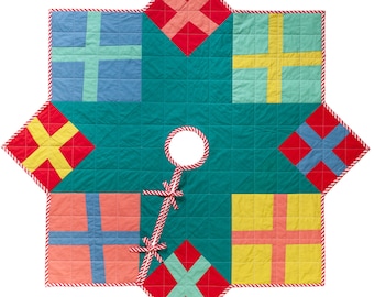Gift Wrap Tree Skirt Pattern | PDF