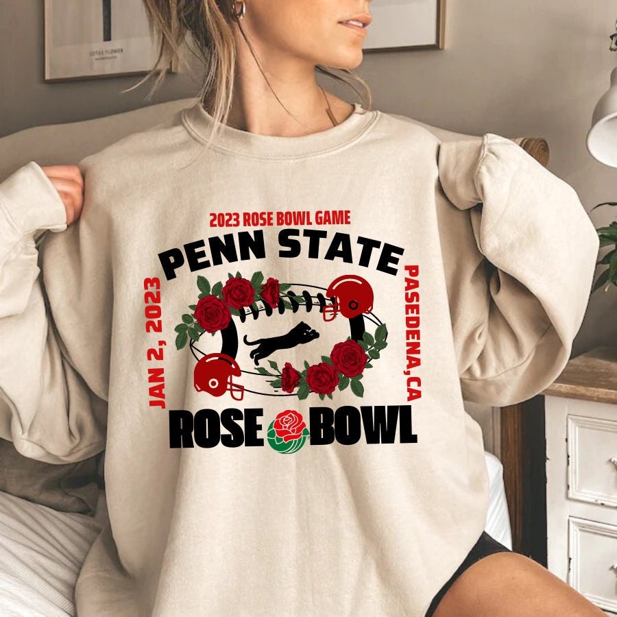 Discover 2022 Penn S-tate Rose Bowl Sweatshirt,Penn State N-ittany L-ions 2023 Rose Bowl Gameday Stadium