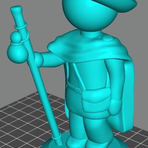 STL File - Classic Medieval Pilgrim - Camino de Santiago - St. James Way