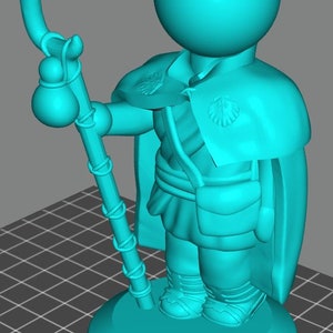 STL File - OLVAP. Pilgrim Wizard - Camino de Santiago - St. James Way
