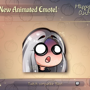 Animated Wtf Gray Girl twitch emote / Youtube emote /Discord Emote / Animated Twitch emote