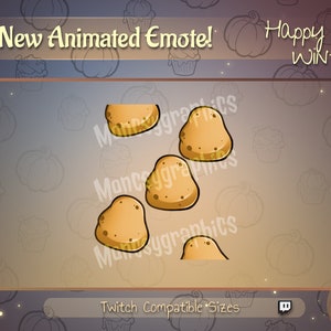 Animated cute potato twitch emote / Youtube emote / Animated Twitch emote
