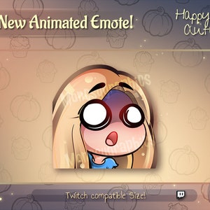 Animated Wtf Blonde Girl twitch emote / Youtube emote /Discord Emote / Animated Twitch emote