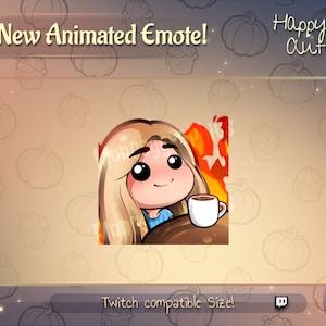 Animated This is fine / blonde hair Girl twitch emote / Youtube emote /Discord Emote / Animated Twitch emote