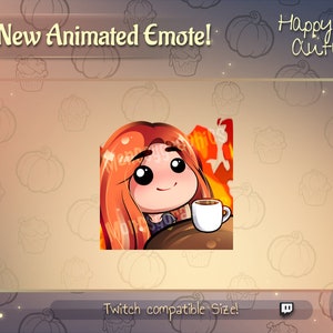 Animated This is fine / ginger hair Girl twitch emote / Youtube emote /Discord Emote / Animated Twitch emote